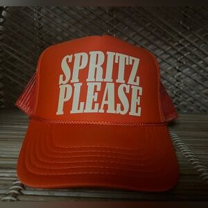 Orange “Spritz Please” Hat